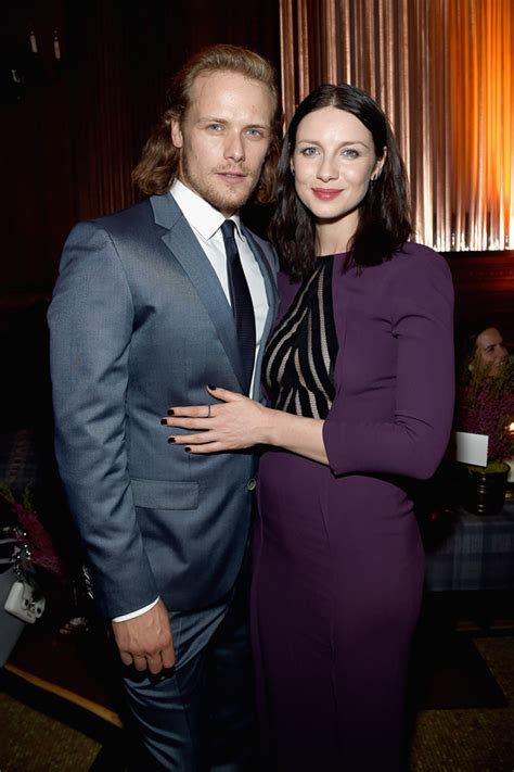 sam heughan|sam heughan et son épouse.